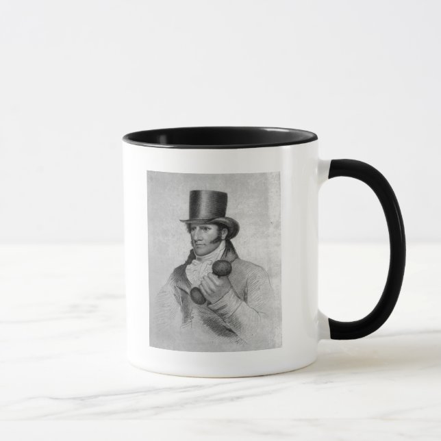 Thomas Owen som inristas av Hopwood Mugg (Höger)