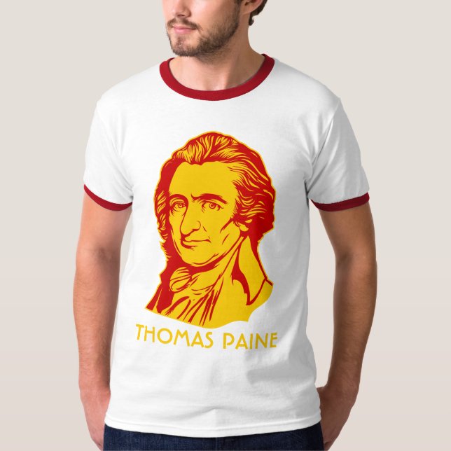 Thomas Paine anpassadeskjorta T-shirt (Framsida)