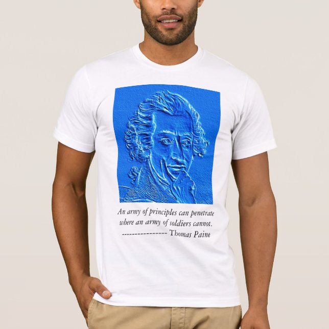 Thomas Paine-citat T-shirt (Framsida)