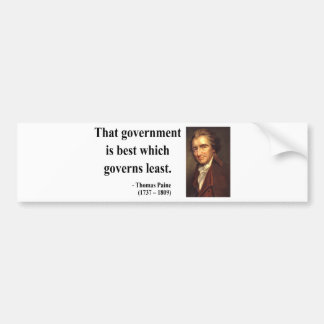 Thomas Paine citationstecken 1b Bildekal