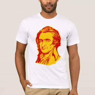 Thomas Paine citationsteckenT-tröja T-shirt