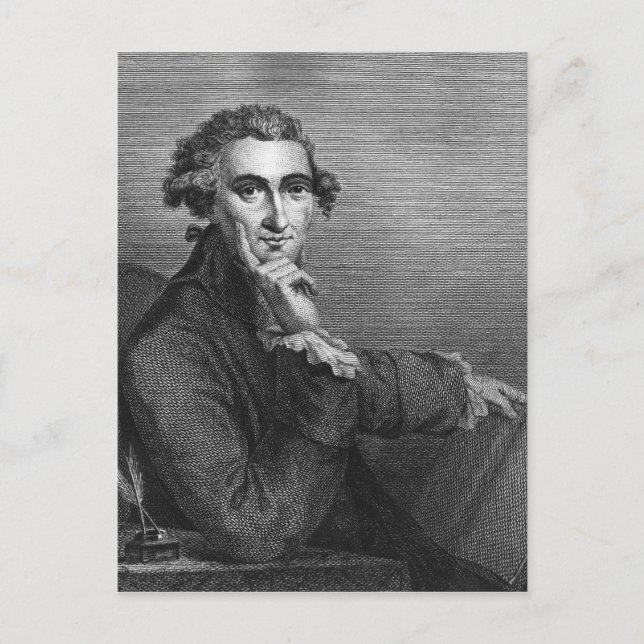 Thomas Paine, graverad av William Angus, 1791 Vykort (Framsida)