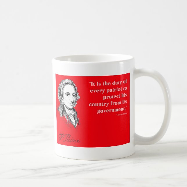Thomas Paine Kaffemugg (Höger)