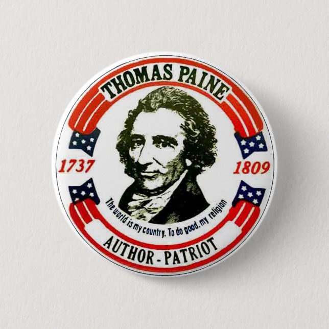 Thomas Paine - knäppas Knapp (Framsida)
