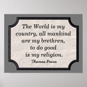 Thomas Paine - Offert - konstnärlig utskrift Poster