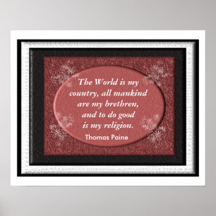 Thomas Paine - offert Poster
