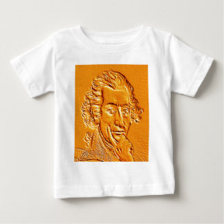 Thomas Paine porträtt i guld Tee Shirt