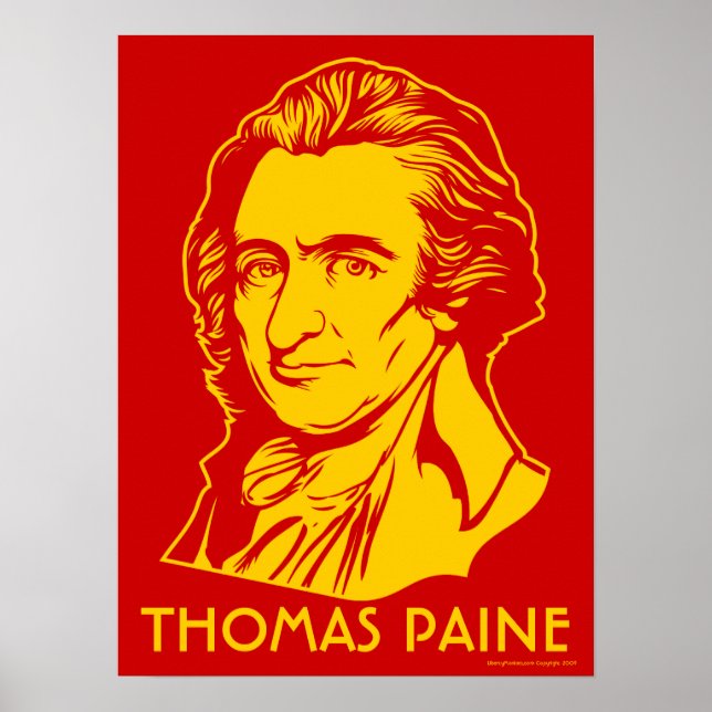 Thomas Paine Print Poster (Framsidan)