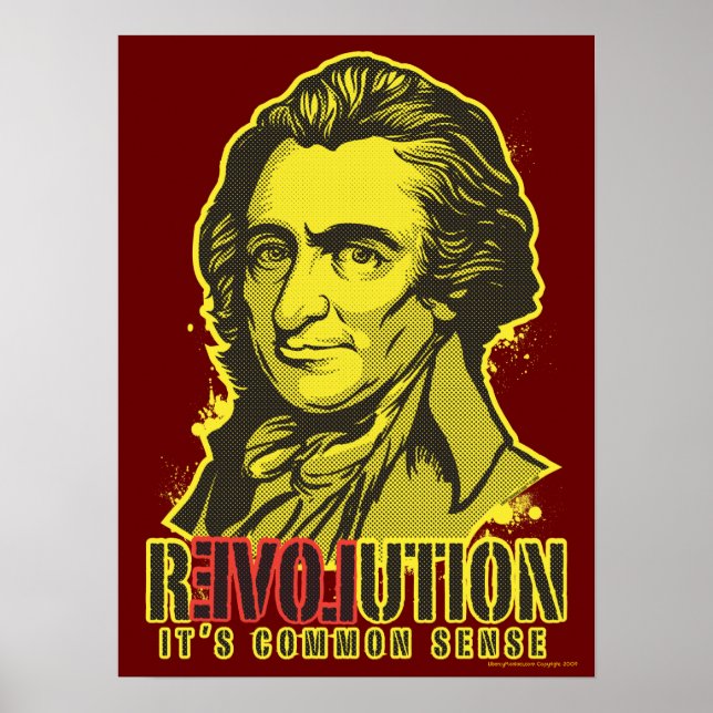 Thomas Paine Print Poster (Framsidan)