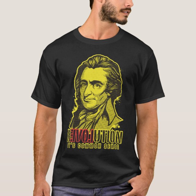 Thomas Paine revolutionT-tröja Tee (Framsida)
