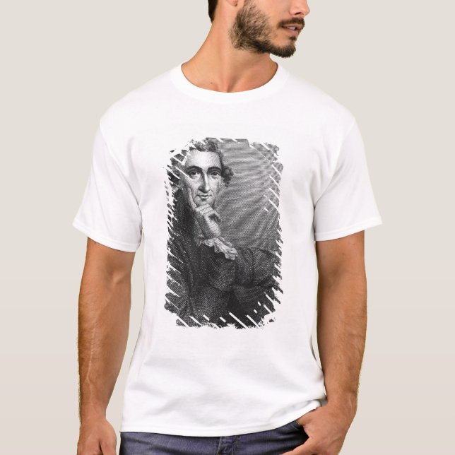 Thomas Paine som inristas av William Angus, 1791 Tee Shirt (Framsida)