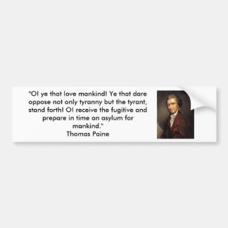 Thomas Paine - sunt förnuft Bildekal