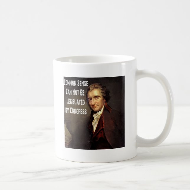 Thomas Paine sunt förnuftkopp Kaffemugg (Höger)