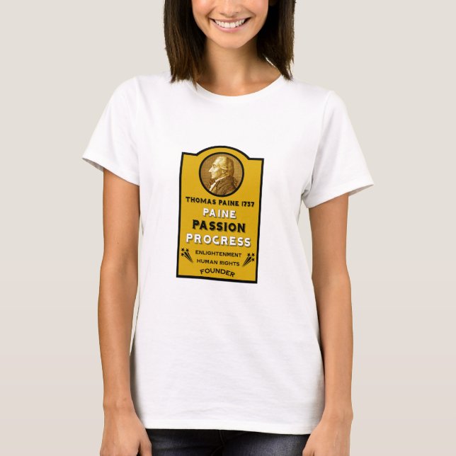 Thomas Paine T Shirt (Framsida)