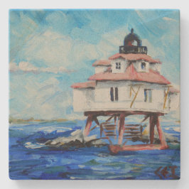 Thomas pekar fyren stenunderlägg