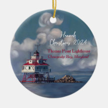 Thomas Point Lighthouse Personlig Ornament