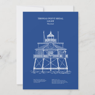 Thomas Point Shoal Lighthouse - Maryland - AD Tack Kort