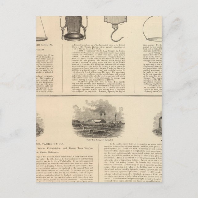 Thomas S Morton, Tillverkare Morris Vykort (Framsida)