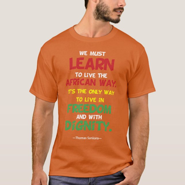 THOMAS SANGKARA Quote girl T Shirt (Framsida)