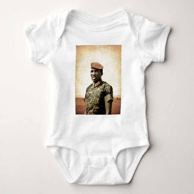 Thomas Sankara - Burkina Faso - afrikansk Tee (Framsida)