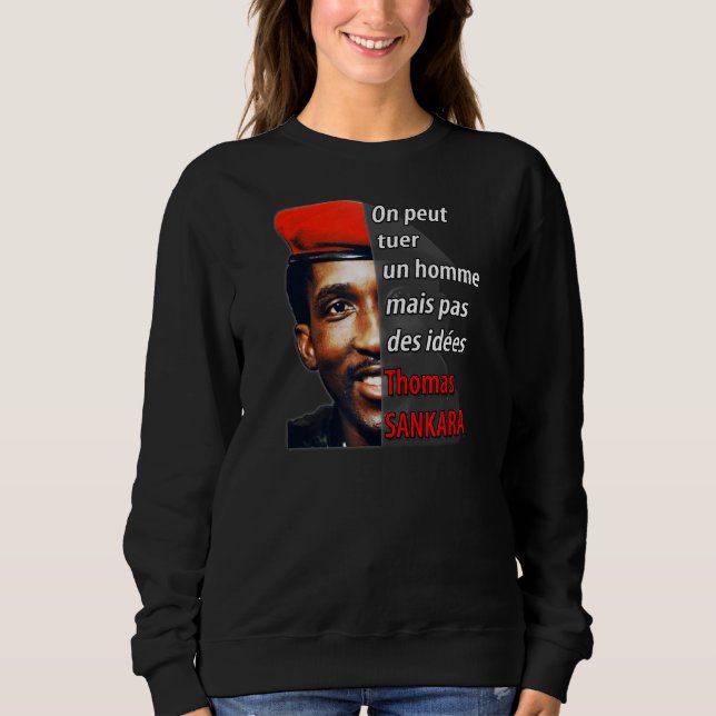 Thomas Sankara Du kan Döda en man men inte idéer T Shirt (Framsida)
