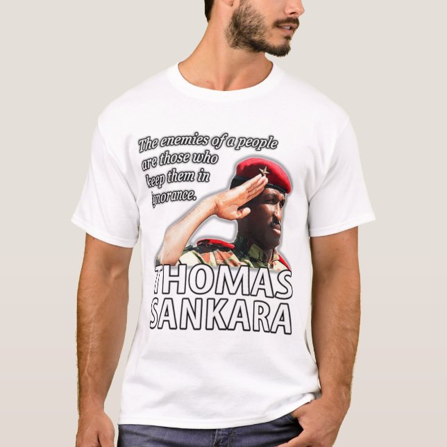 Thomas Sankara Folkbidragets fiender T Shirt (Framsida)
