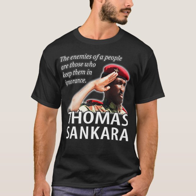 Thomas Sankara Folkbidragets fiender  T Shirt (Framsida)