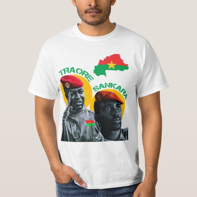 Thomas Sankara & Ibrahim Traore T-shirt (Framsida)
