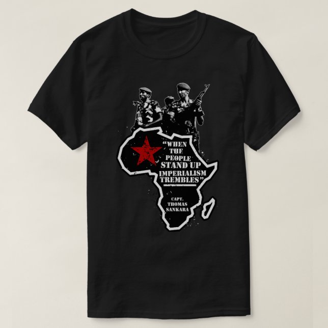 Thomas Sankara - när folket står upp Imperia T Shirt (Design framsida)