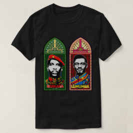 Thomas Sankara Patrice Lumumba Panafrikansk konst T Shirt