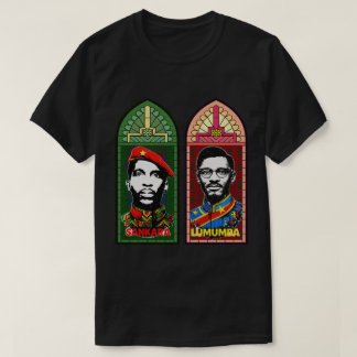 Thomas Sankara Patrice Lumumba Panafrikansk konst T Shirt