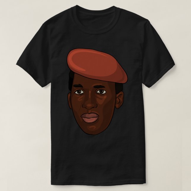 Thomas Sankara Sticker T Shirt (Design framsida)