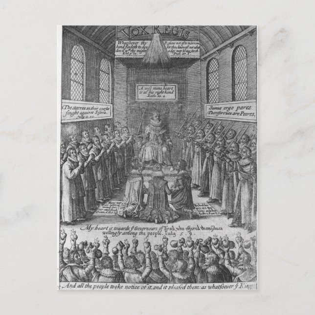 Thomas Scott gränsar till Vox Regis Vykort (Framsida)