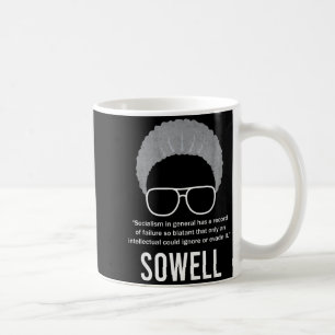 Thomas Sowell Socialism Citat Svarta Historiemånad Kaffemugg
