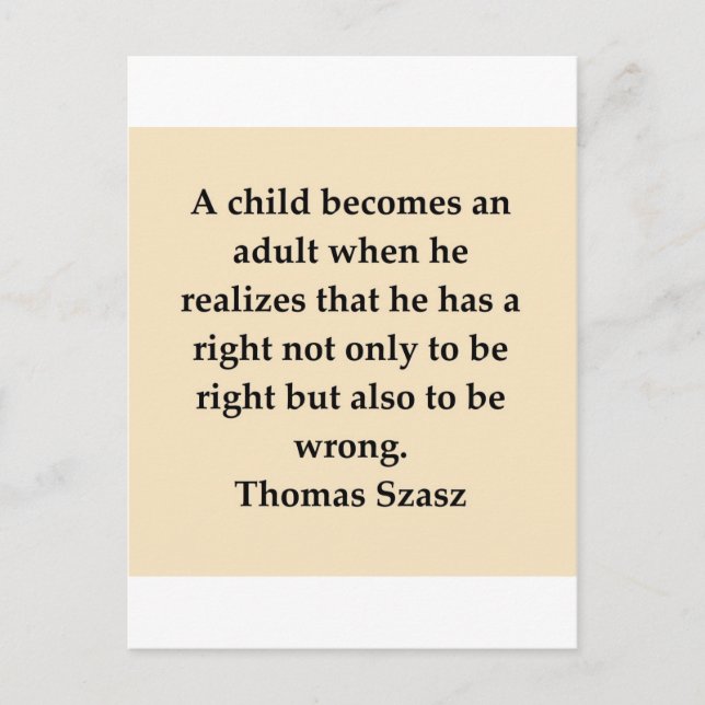 thomas szasz vykort (Framsida)