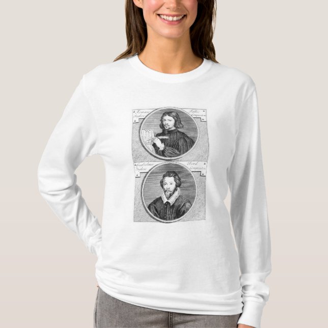 Thomas Tallis och William Byrd Tee Shirt (Framsida)