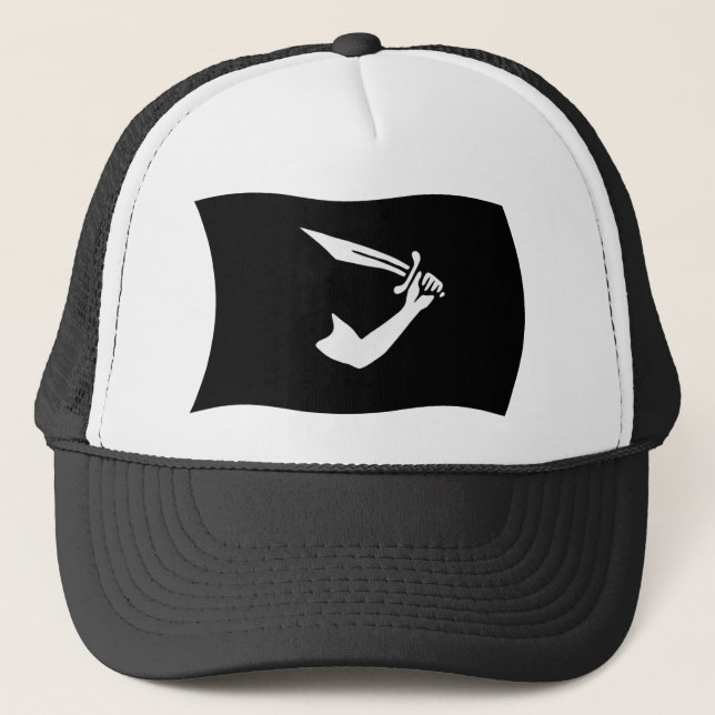 Thomas Tew Flagga Hatt Truckerkeps (Framsida)