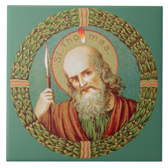 Thomas the Apostle (JMAS 12) Kakelplatta (Framsidan)