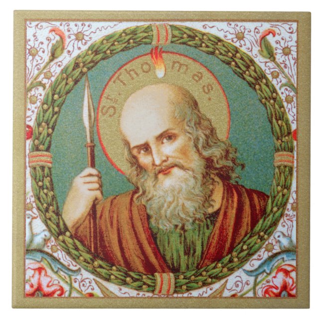 Thomas the Apostle (JMAS 12) Kakelplatta (Framsidan)