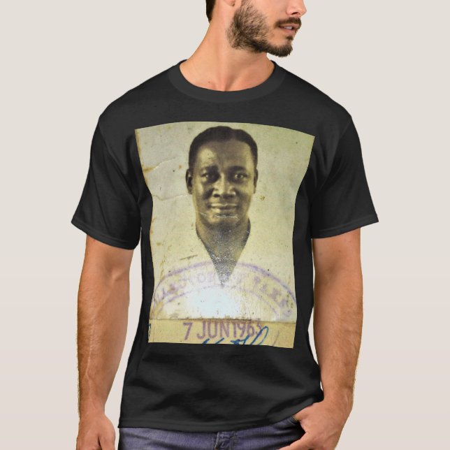 THOMAS THOMPSON. Grundläggande Mörk T-Shirt (Framsida)