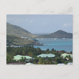 Thomas Virginia Islands, Panoramic View Vykort