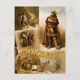 Thomas W. Keene i William Shakespeares MacBeth Vykort