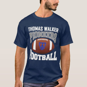 Thomas Walker Pioneers Football - mörk T Shirt