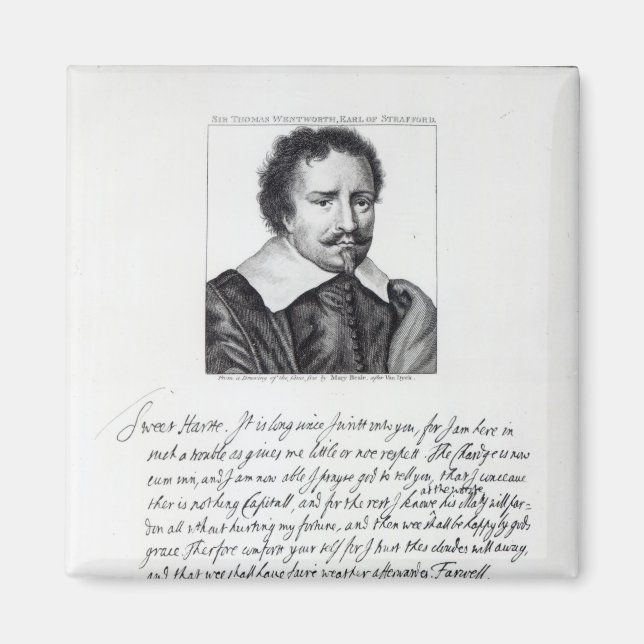 Thomas Wentworth, 1:e Earl of Strafford Magnet (Framsidan)