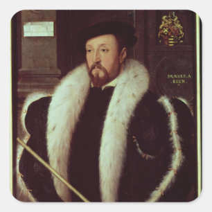 Thomas Wentworth Fyrkantigt Klistermärke
