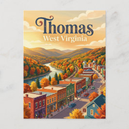 Thomas, West Virginia West Virginia Vykort