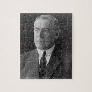 Thomas Woodrow Wilson 28:e president i Amerika Pussel