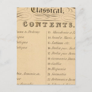 Thomas's Bibliotek Atlas Vykort