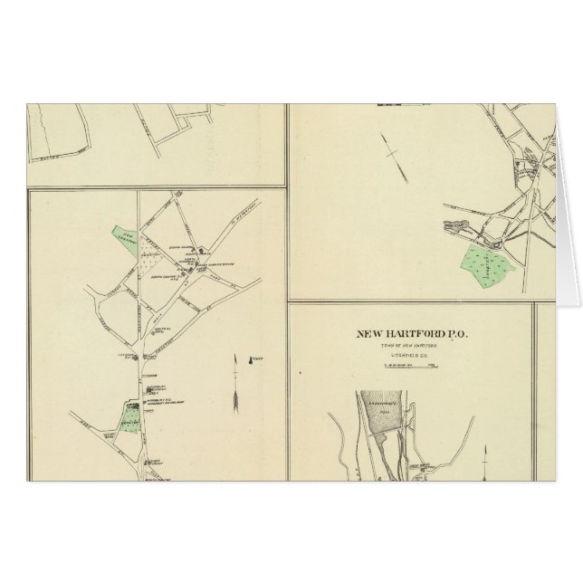 Thomaston PO Hälsningskort (Framsidan Horizontal)