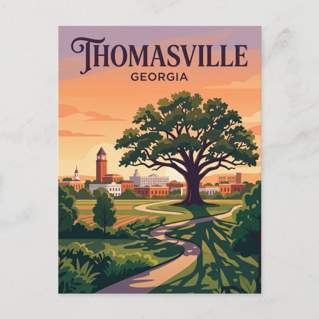 Thomasville USA Vykort (Framsida)